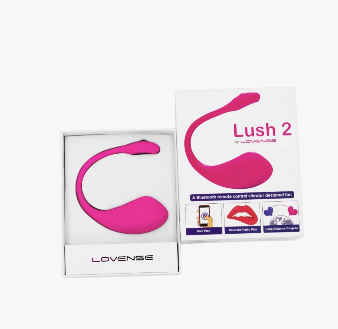 Lovense Lush 2.0 Nesil Akıllı Telefon Tablet Uyumlu Vibratör