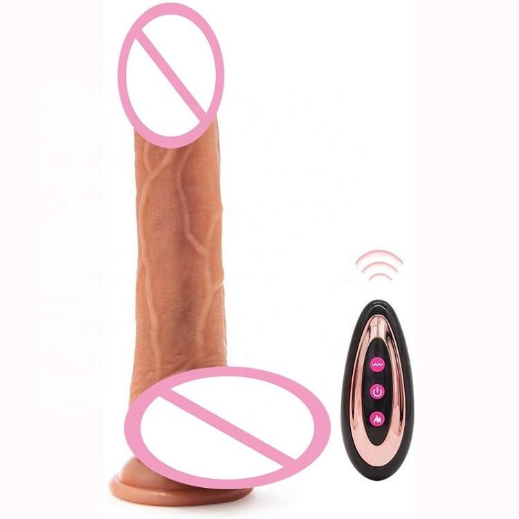 Carmine Git Gel Yapabilen Titreşimli Vantuzlu Realistik Dildo Vibratör